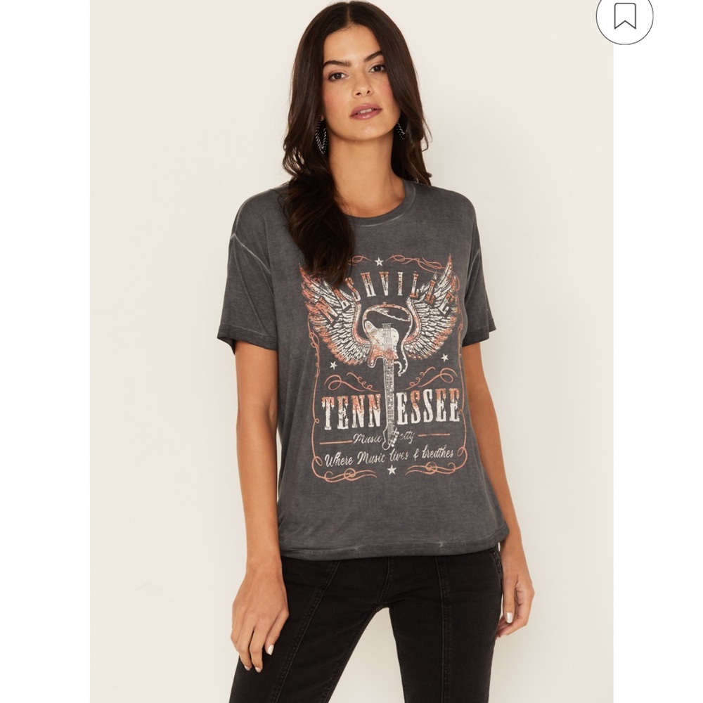 Boot Barn Nashville Rhinestone Blended Tee